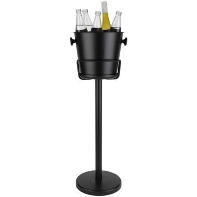 Wijnkoelerstandaard 26.5x(H)73.0cm matt black aps