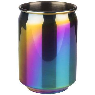 Cool mug 35.0cl rvs rainbow hammered