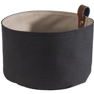 Broodzak rond17.0x(H)11.5cm grijs