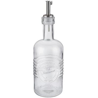 Olie/azijnfles met schenktuit 35.0cl old fashion