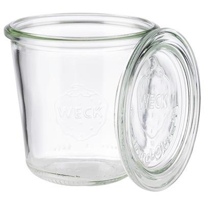 Set van 6 weckpot met deksel 9.0cmet 29.0cl