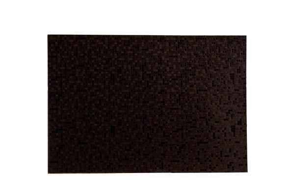 Placemat 43.0x30.0cm zwart pvc