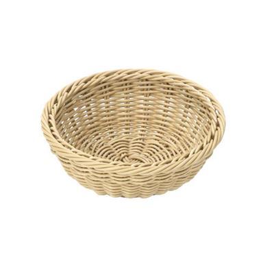 Broodmand rd 23.0x(h)9.0cm Beige saleen – uitlopend