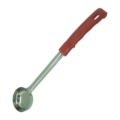 Portioneer/opscheplepel 6.0cl Rood onderkant plat – uitlopend