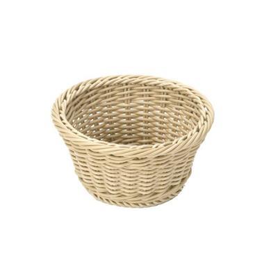 Broodmand rd 18.5x(h)10.0cm Beige saleen – uitlopend