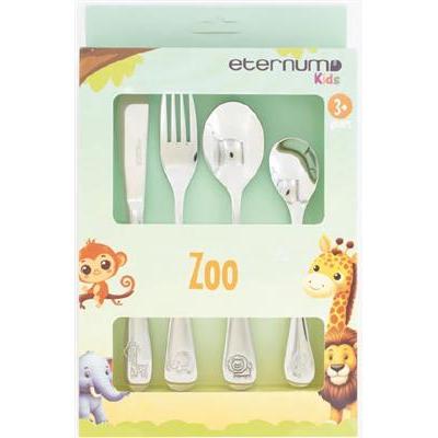 Kinderbestek 4- delig Zoo 162