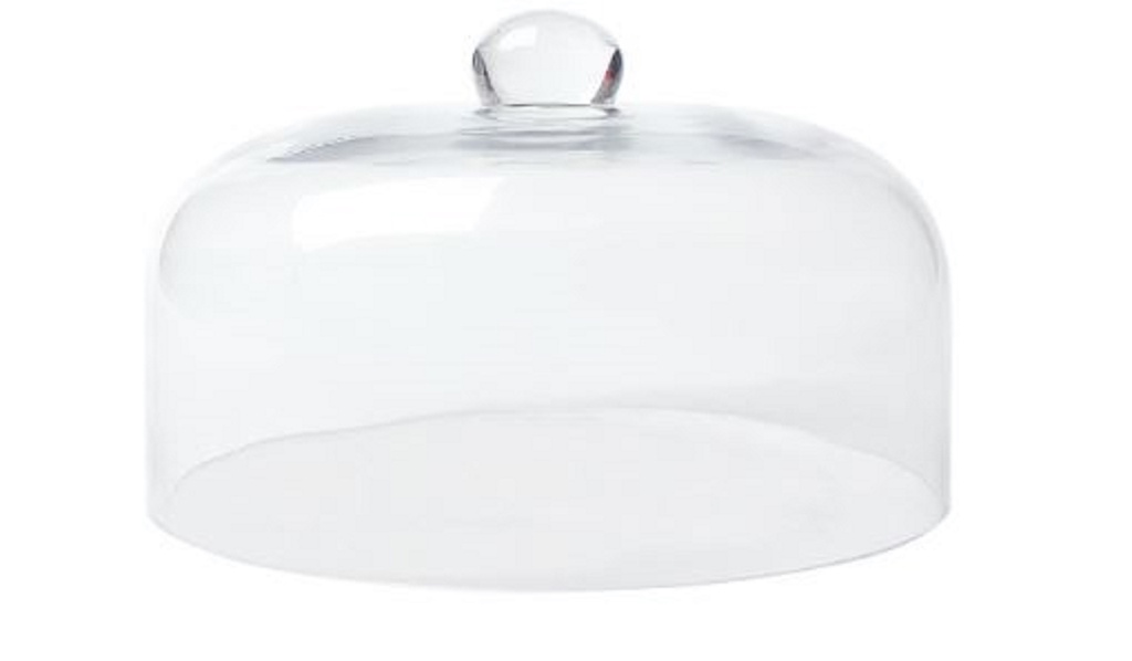 Glazen stolp 24.5cm C&T