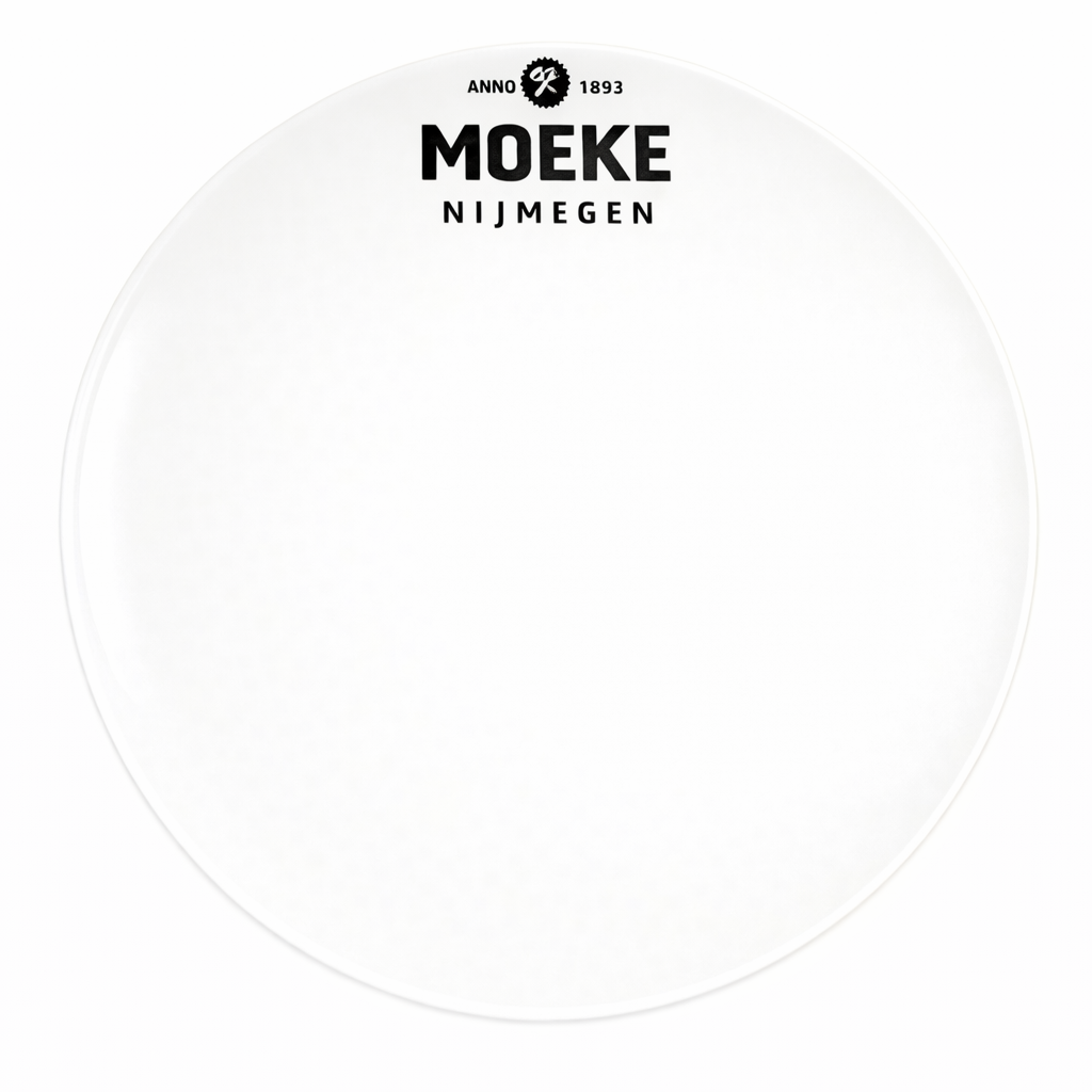 Bord plat coupe 26.9 cm Classic White 276X met logo Moeke Nijmegen 12u