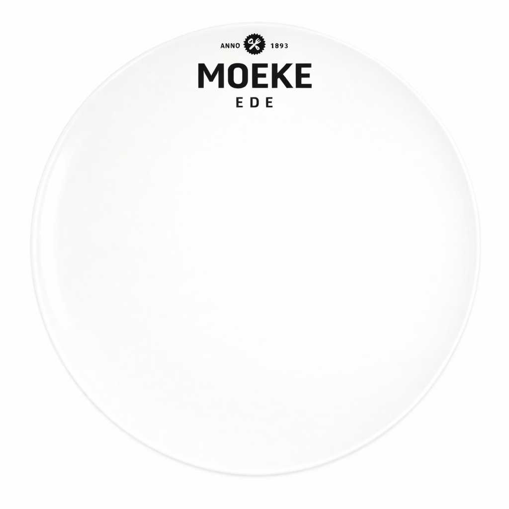 Bord plat coupe 26.9 cm Classic White 276X met logo Moeke Ede 12u