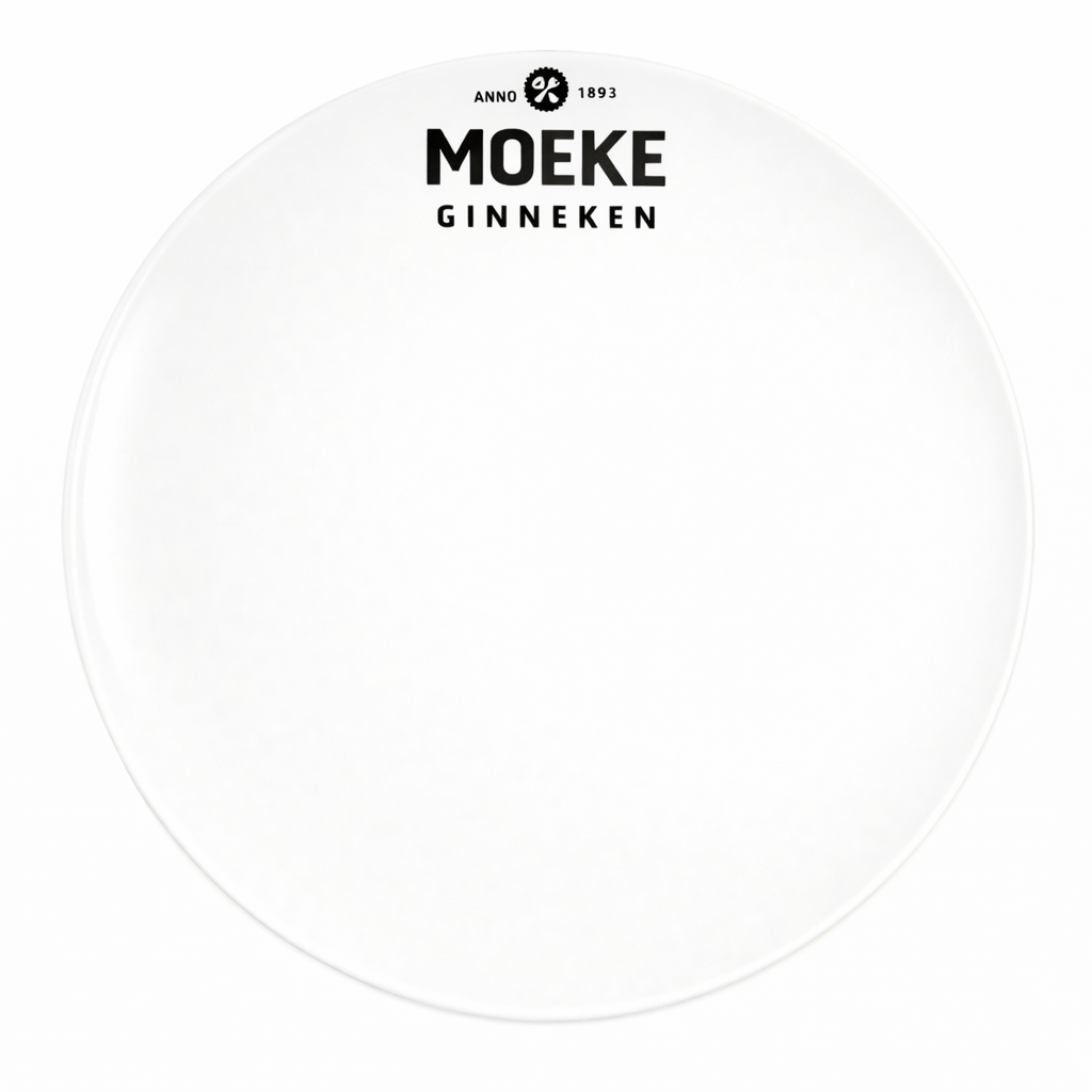 Bord plat coupe 26.9 cm Classic White 276X met logo Moeke Ginneken 12u