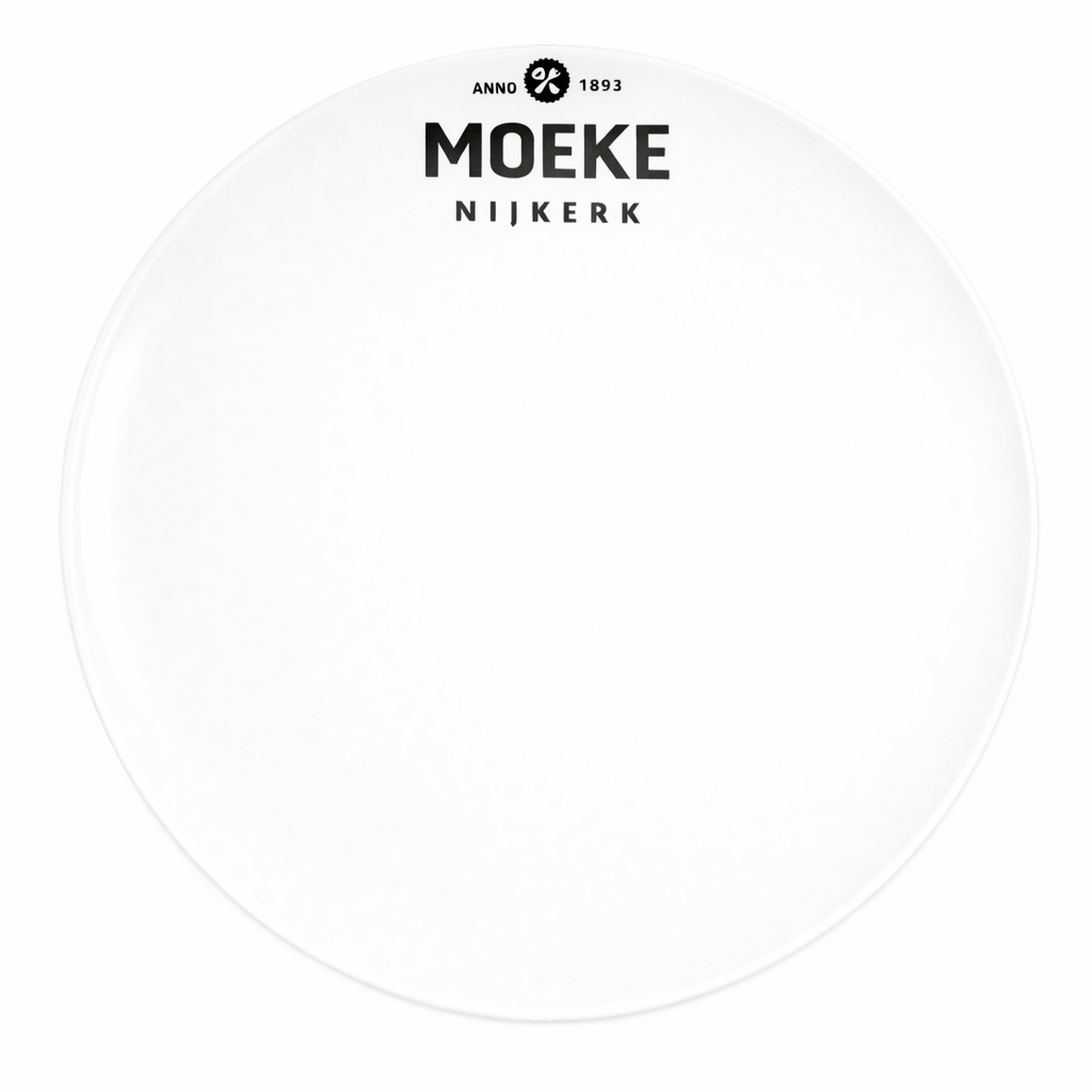 Bord plat coupe 26.9 cm Classic White 276X met logo Moeke Nijkerk 12u