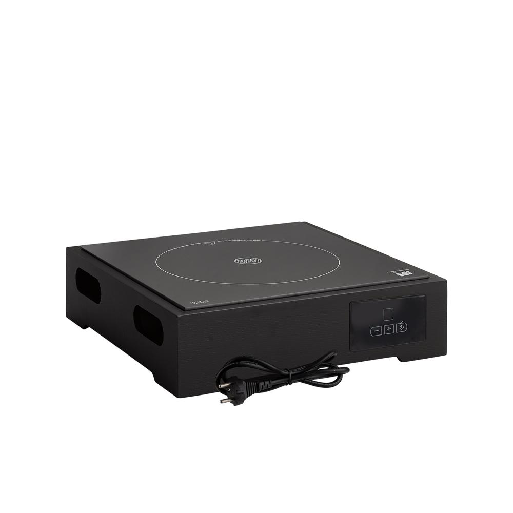 Inductieplaat 2-delig Valo zwart