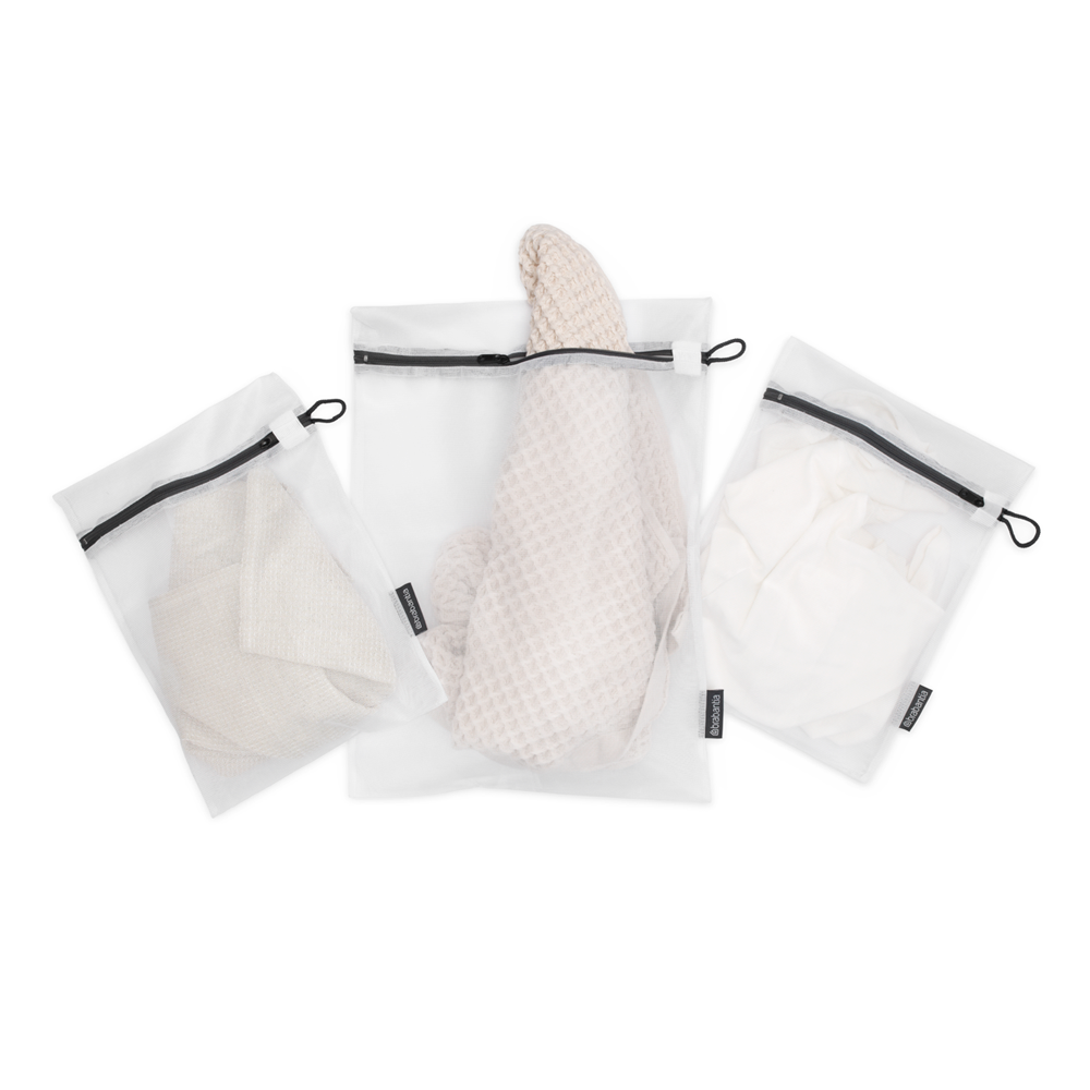 Set a 3 waszakjes wit Brabantia