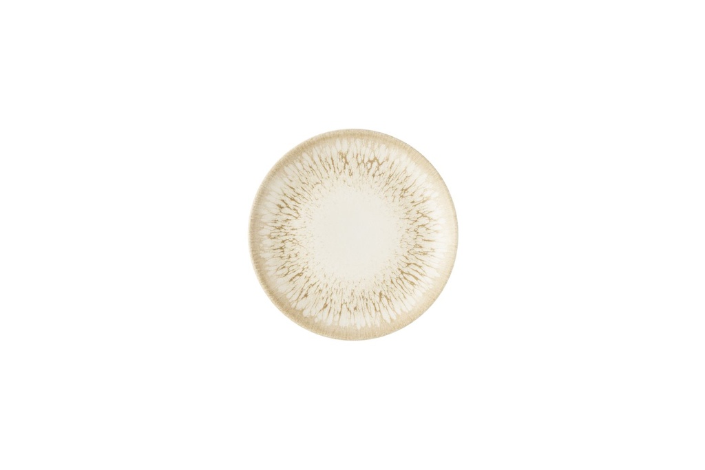 Bord plat coupe 16.5cm Inked Lumé Natural 