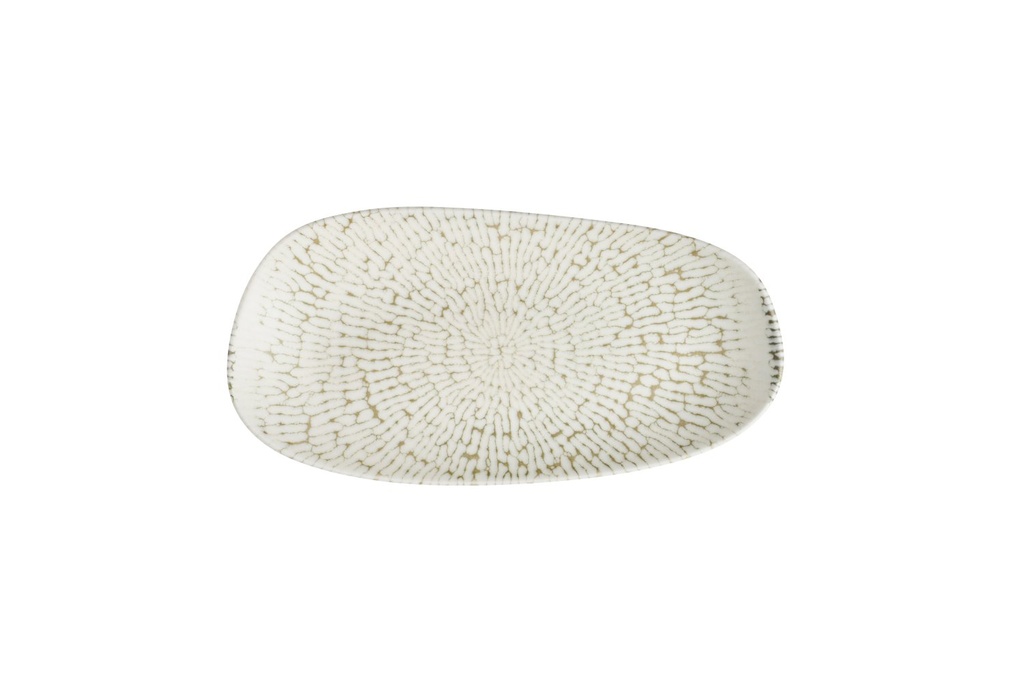 Schaal organisch 35.0x15.0cm Inked Cascade Taupe