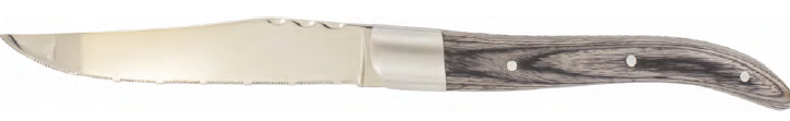 Steakmes 23.2cm eternum Cantal Pakkawood grijs