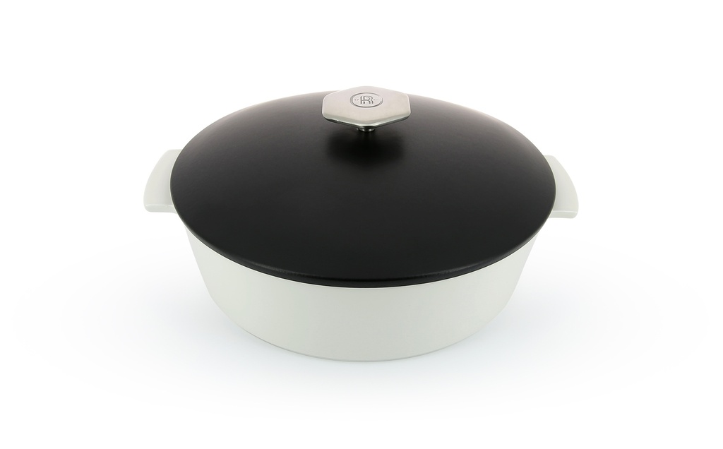 Braadpan met deksel 360.0cl Revolution white inductie