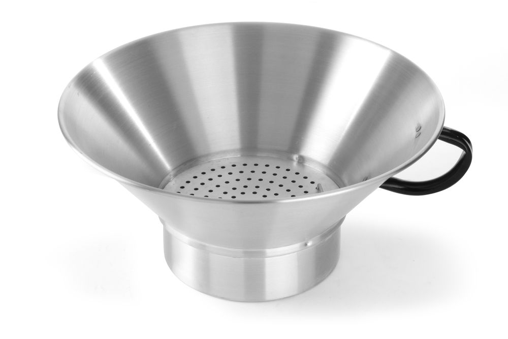 Frituur/ frietvergiet aluminium met uitnembare zeef
