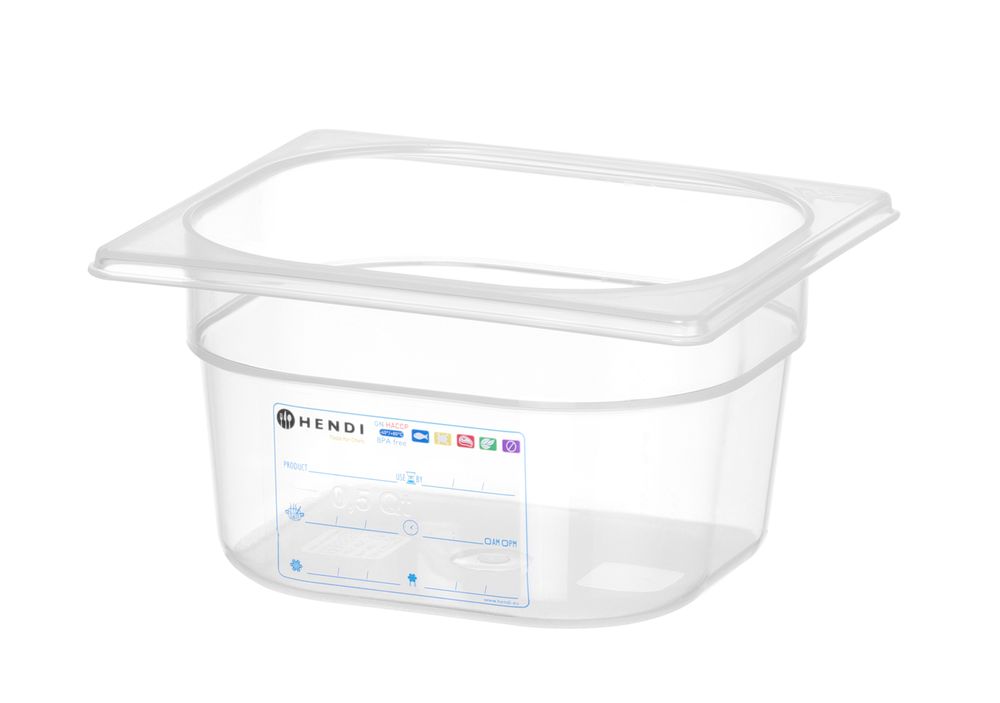 GN Bak poly 1/6 100mm HACCP