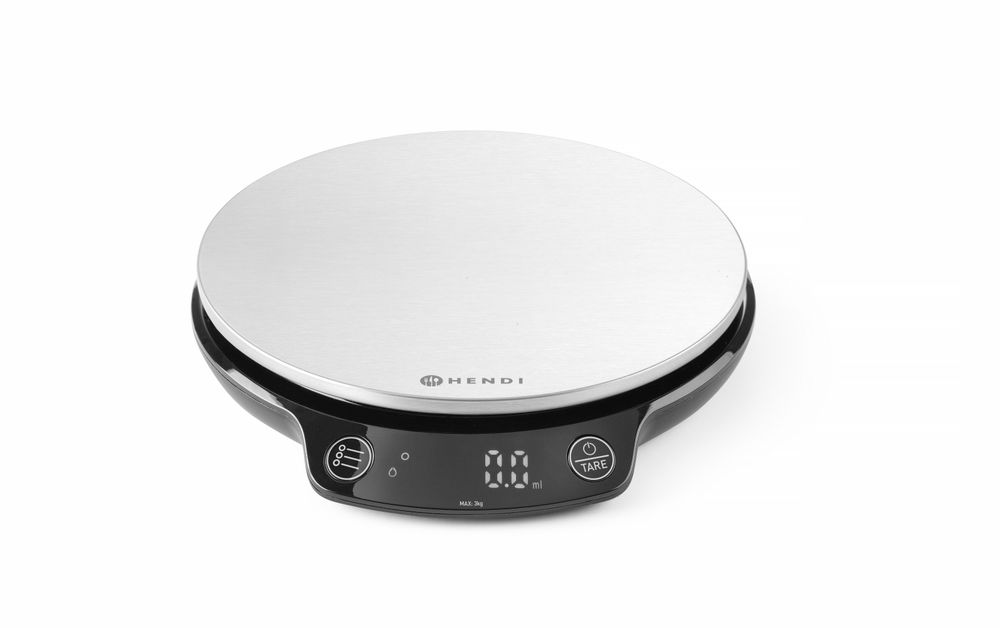 Weegschaal met batterij 3.0kg Hendi 