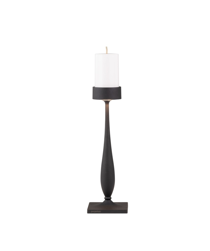 Tafellamp Led 35.6cm Perpetua Barok black