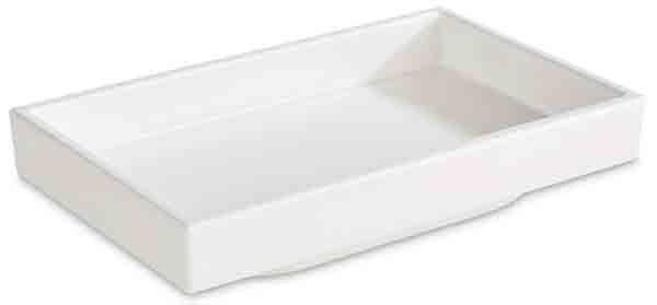 Melamine Kom 15.5x9.5x3.0cm Asia Plus Binnenkant wit glanzend Buitenkant wit mat