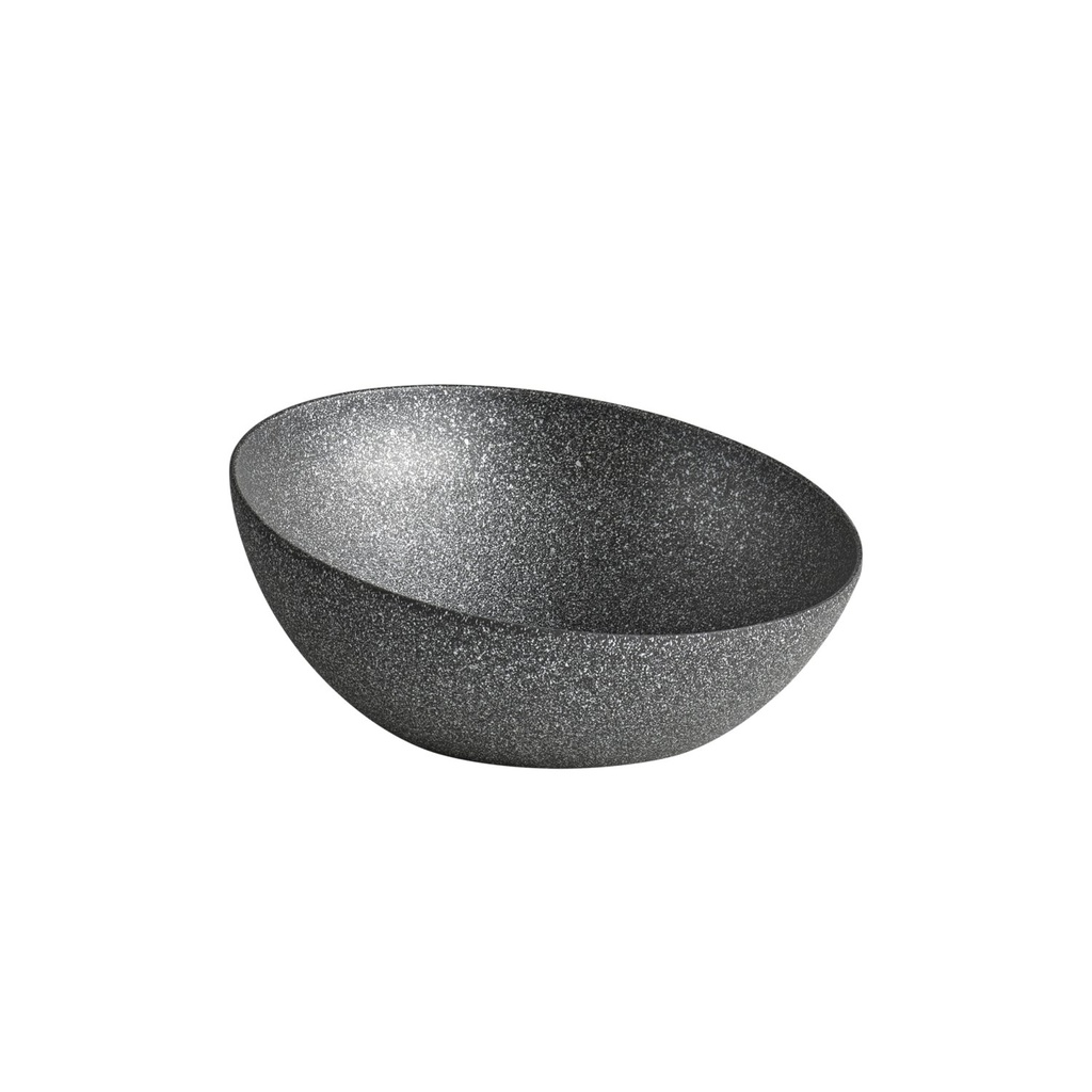 Schaal aluminium met zwart zilveren antiaanbaklaag 26.5x26.5x12.0cm 1.9 liter Frostfire zwart