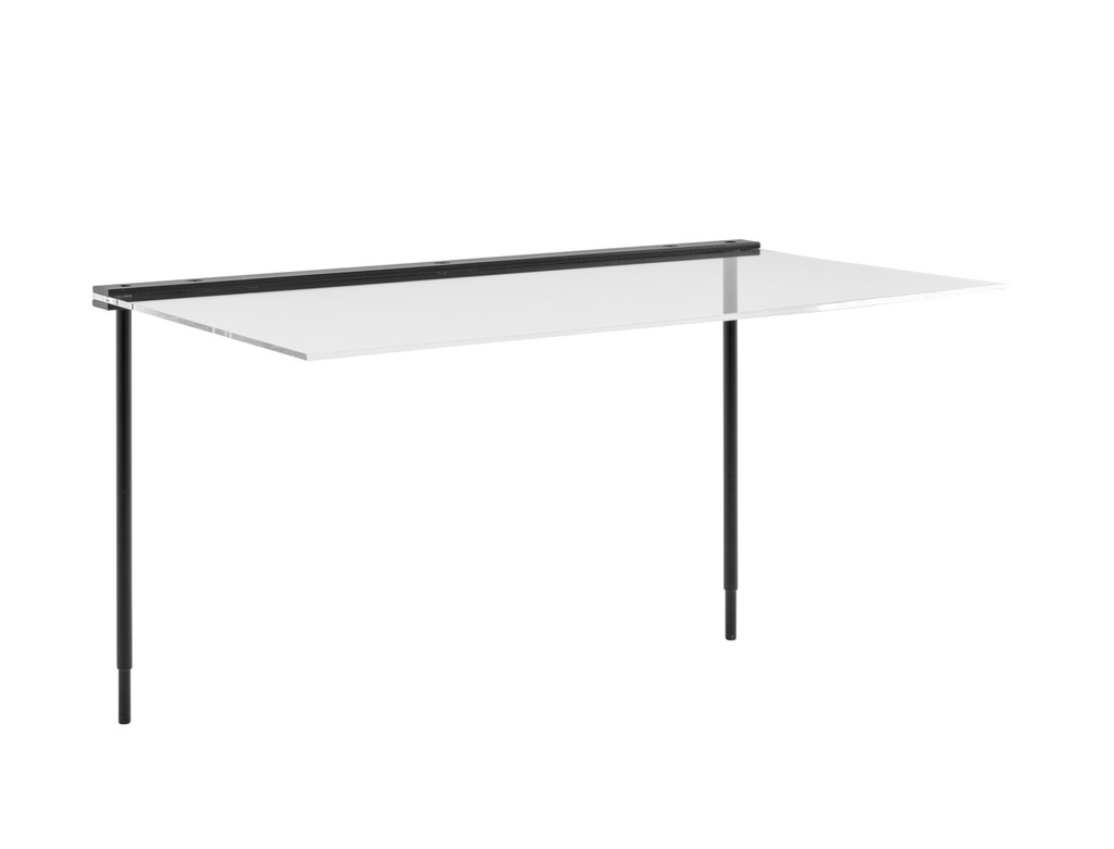 Nieskap acryl metaal 60.5x36.5x33.5cm Valo zwart