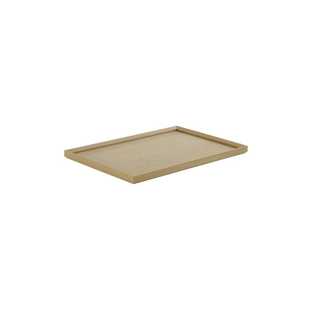 Dienblad Valo eikenhout geolied 60.0x40.0x3.0cm (binnenmaten 56.0x36.0cm)