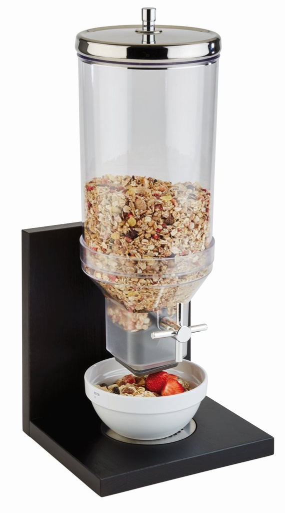 Graandispenser set 21.0x20.0x55.5cm Bridge Wengé