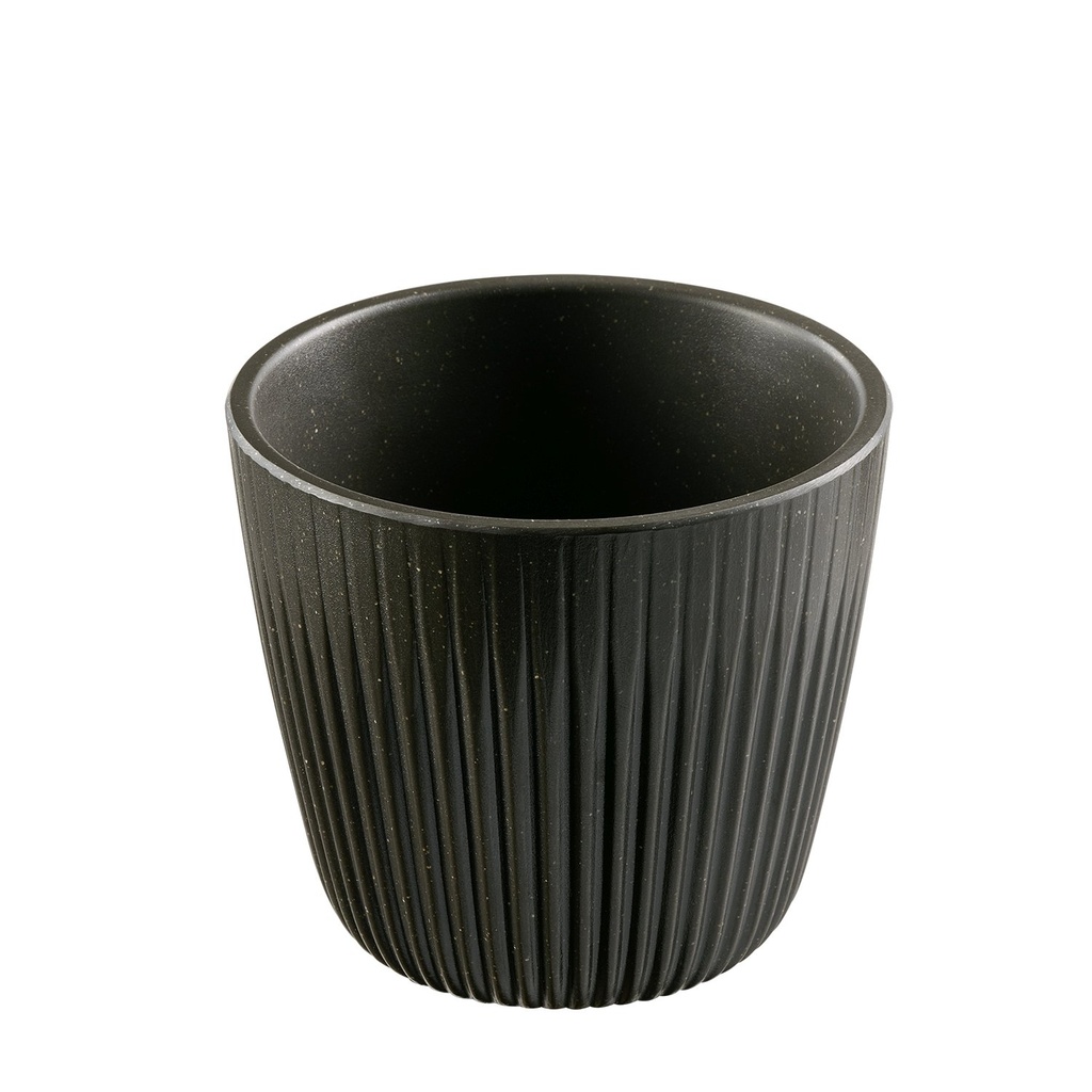 Kom melamine 8.5x8.5x7.5cm 180.0ml Lineo bruin set van 6