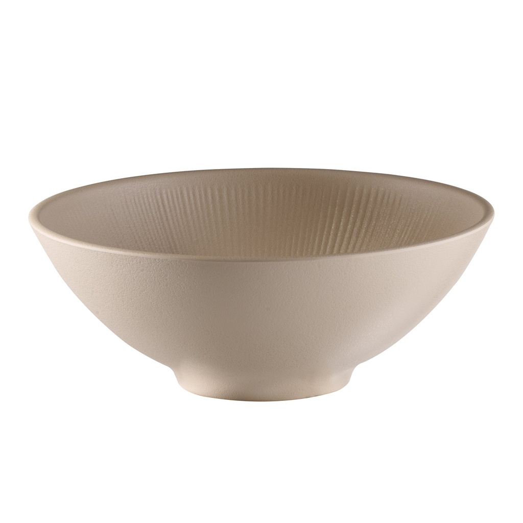 Kom melamine 1.7 liter 24.0x24.0x9.0cm Nero Zand