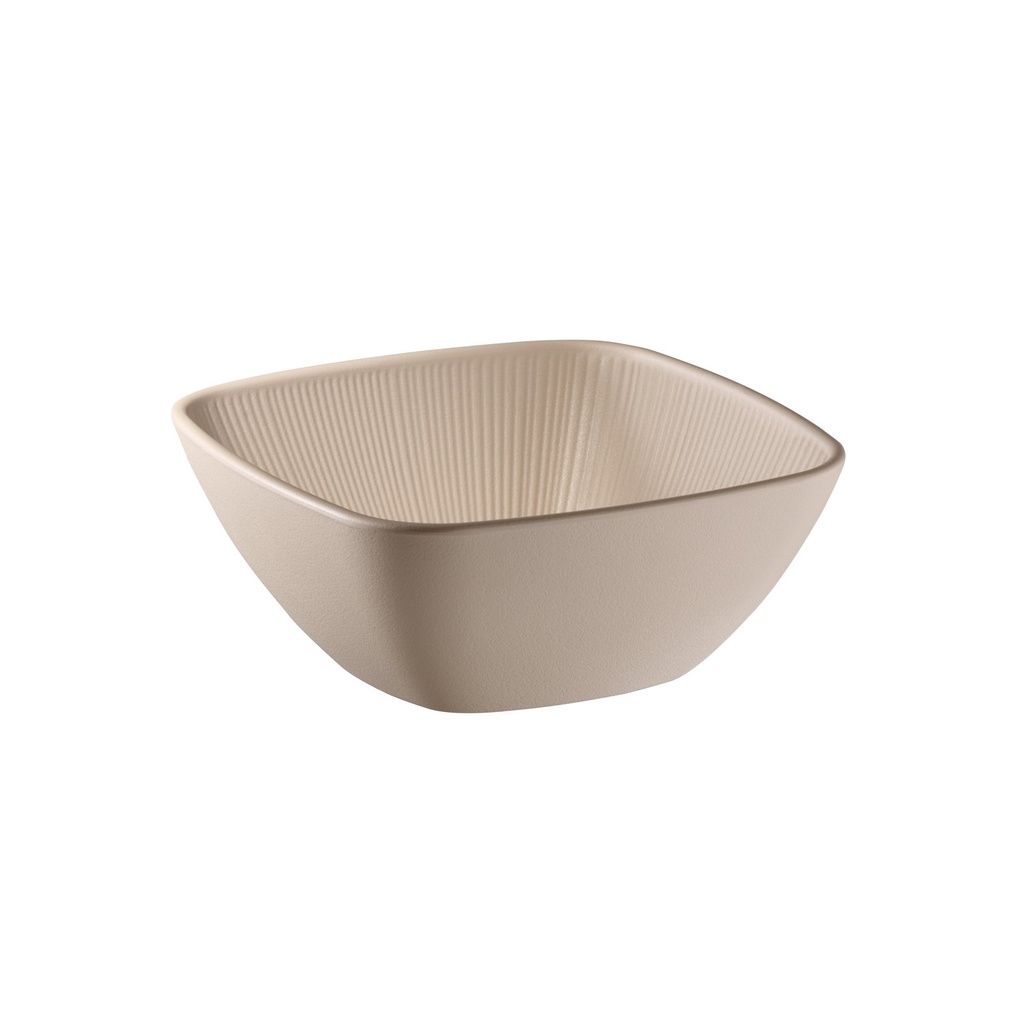 Kom 1.5 liter 19.5x19.5x8.0cm Nero Nero zand melamine