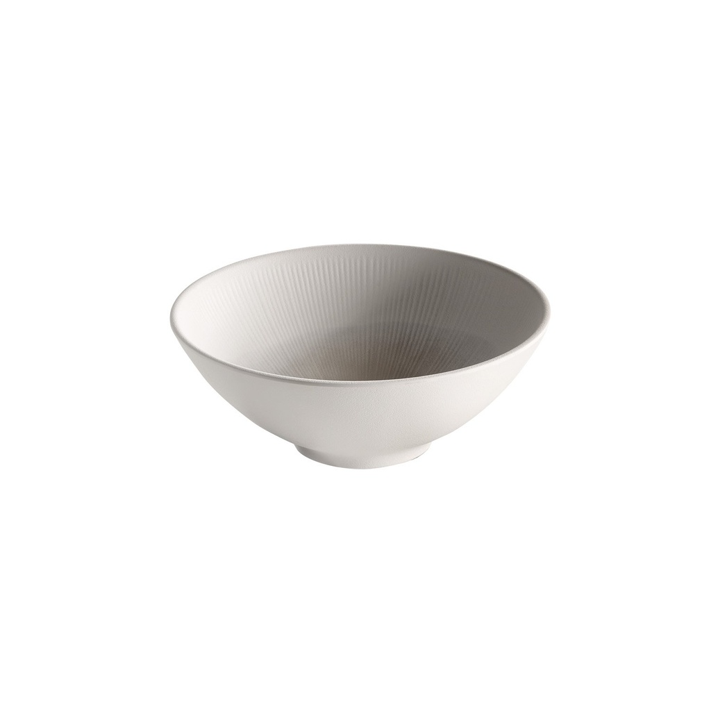 Kom 24.0x24.0x9.0cm 1.7 liter melamine Blush wit beige