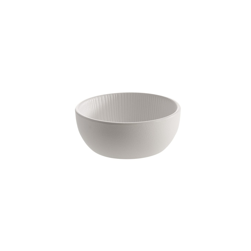 Kom 0.1 liter 8.5x8.5x3.5cm melamine Blush wit beige