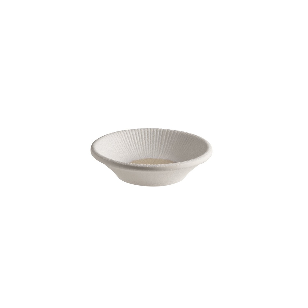 Kom Blush Wit/beige 0.03 liter 8.0x8.0x2.0cm Melamine
