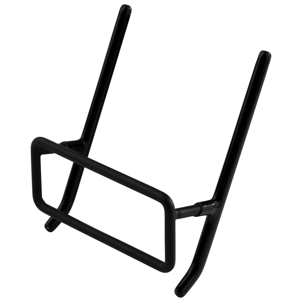 Dekselhouder 2 stuks 10.5x8.5x3.5cm rvs pvc met antislipcoating zwart