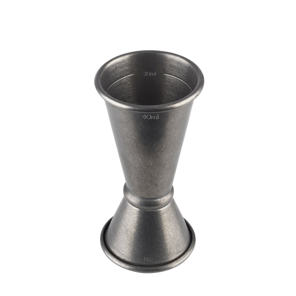 Jigger 2.0/4.0 cl 4.5x4.5x9.0cm RVS vintage-look