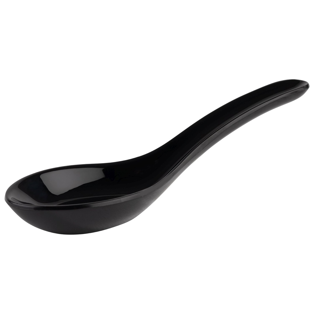 Amuselepel 13.5x4.5x3.0cm Friendly PET zwart 12 stuks