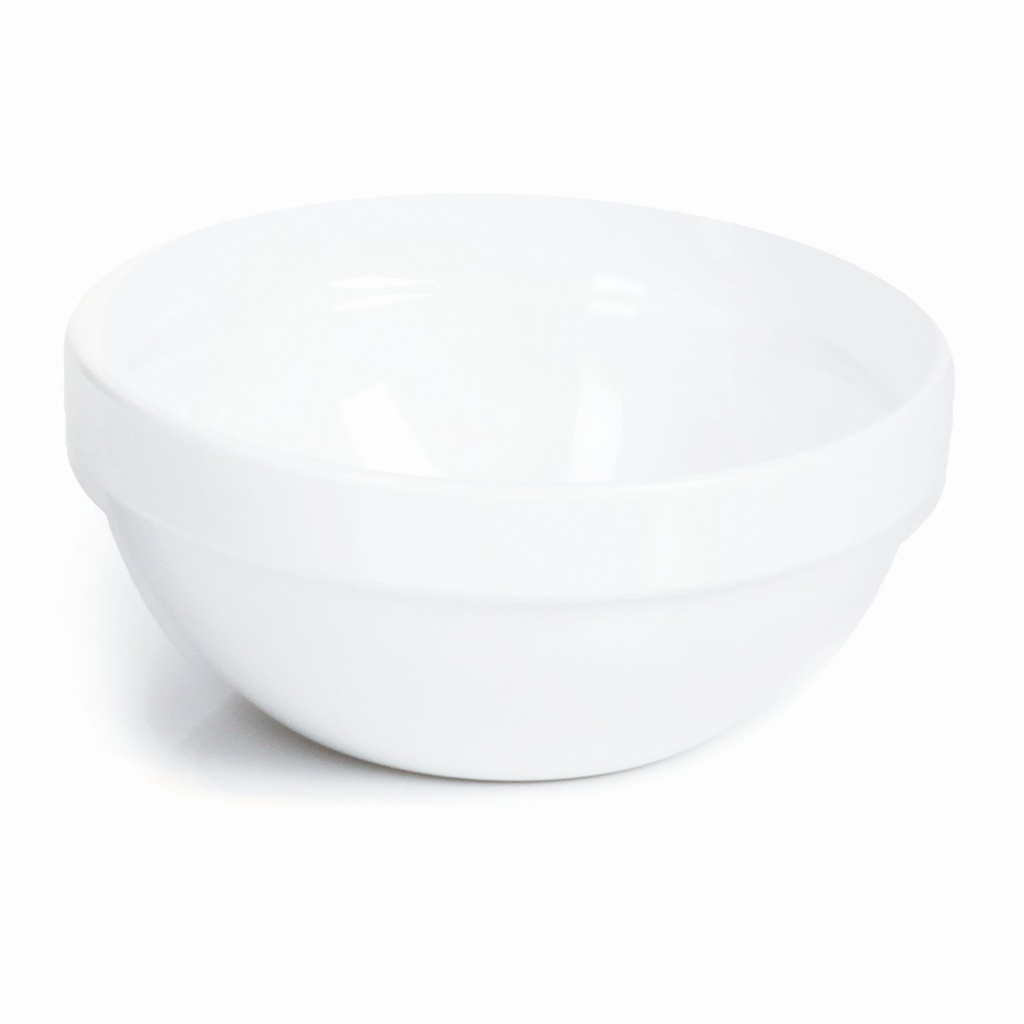 Kom PET 2.5 liter Ø 23.0x10.5cm Friendly wit