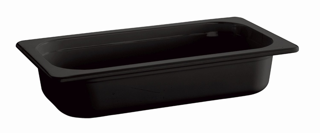 Friendly PET Gastronormbak GN 1/3 32.5x17.6x10.0cm 2.7 liter Zwart