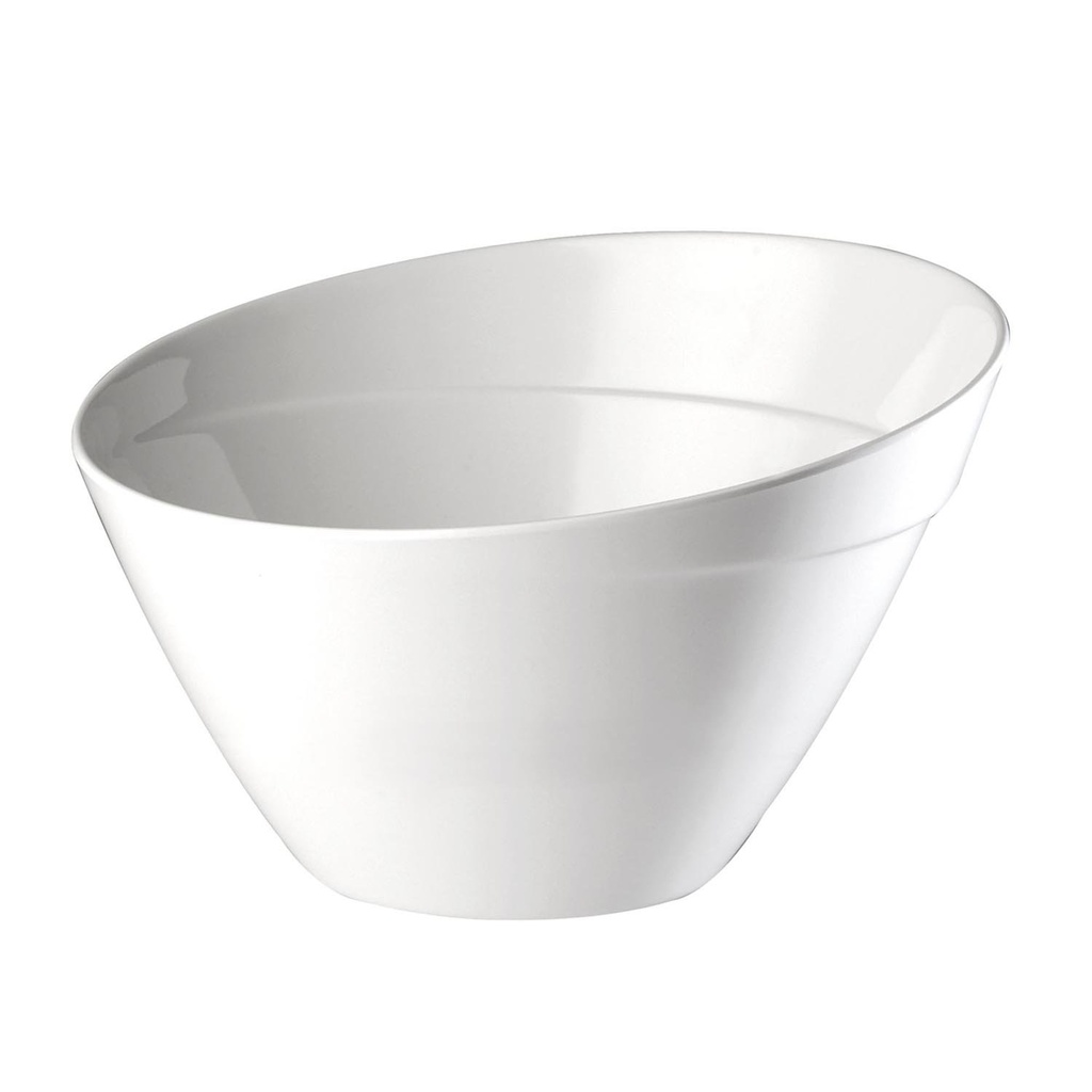 Kom Ø24.5xH15.0cm 2.5 liter Friendly PET wit