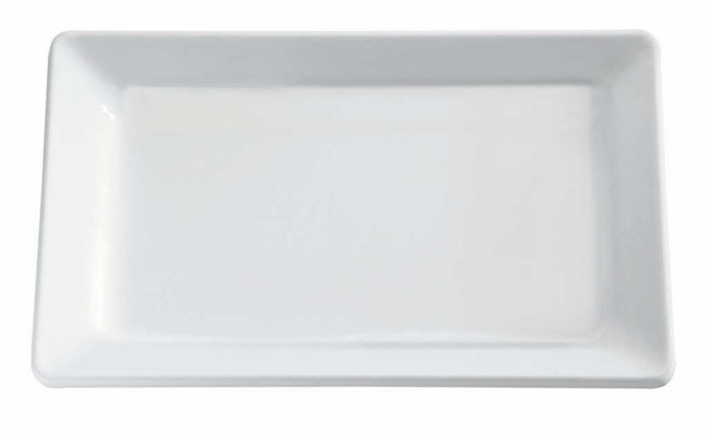 Serveerschaal Pure 35 melamine wit 35.5x18.0x2.5cm