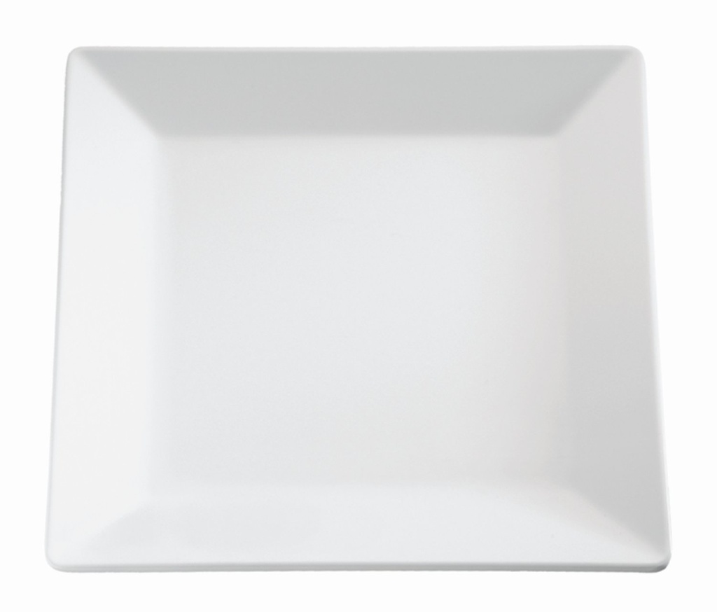 Schaal 26.5x26.5x3.0cm Pure melamine wit