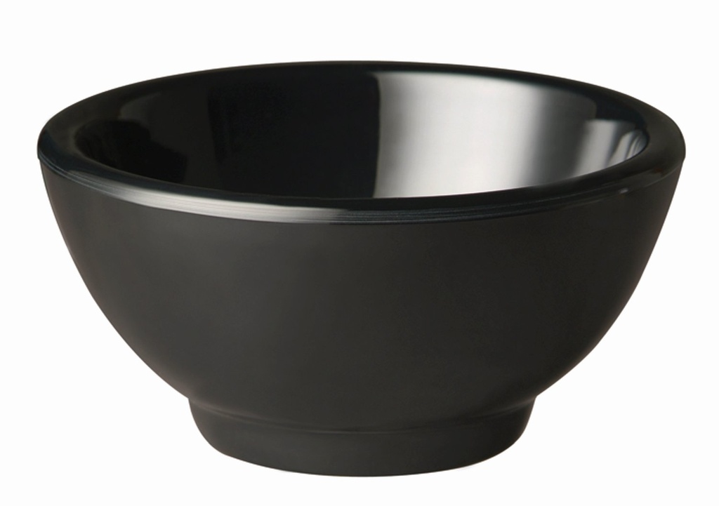 Kom Ø 13.0x6.5cm 0.3 liter Pure melamine zwart