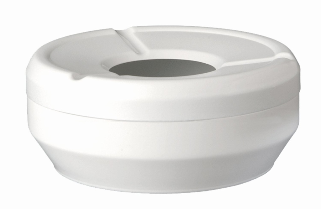 Melamine Asbak 10.0x10.0x4.0cm Gleam Wit