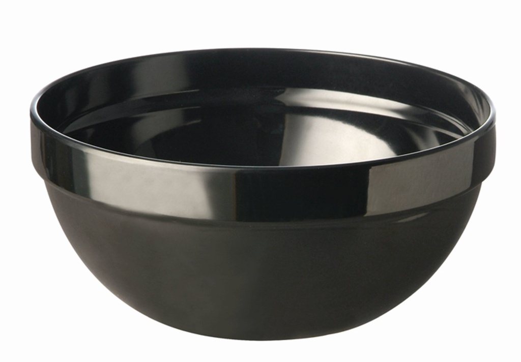 Kom 10.5x10.5x4.5cm 0.15 ltr Casual Maxi melamine zwart