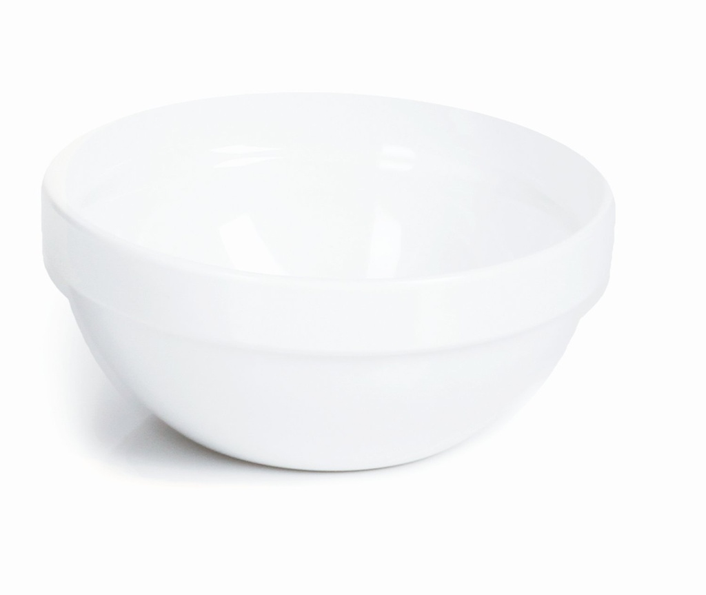 Schaal Ø 23.0xH 10.5cm Casual Maxi melamine wit