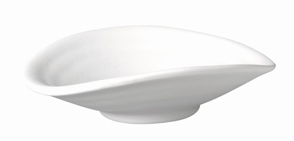 Kom 13.0x11.0x3.5cm Zen Wit Steenlook Melamine