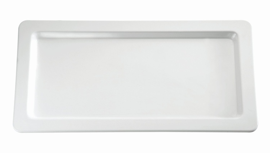 Schaal GN 1/2 32.5x26.5x2.5cm Apart Wit Melamine